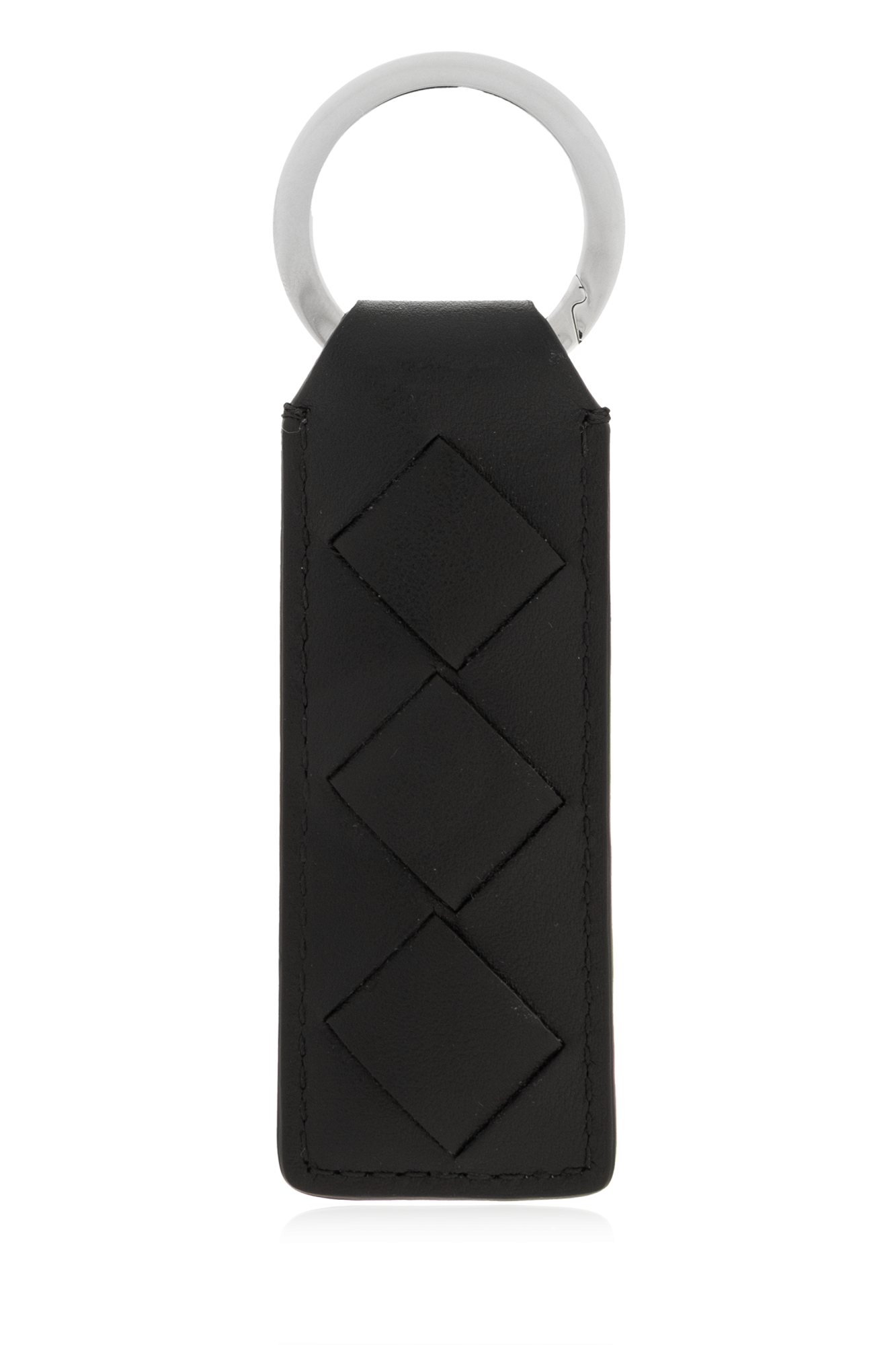 Black Leather keyring Bottega Veneta - Vitkac AS